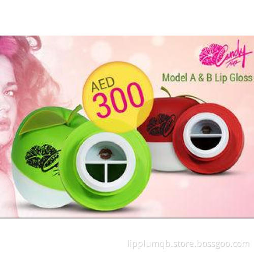 Red Green Apple Shape Soft Candylipz Lip Enhancer Tool Roun